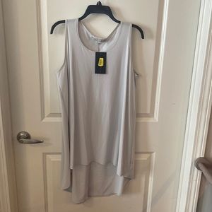 NWT Bryn Walker Pale Gray Tunic Top